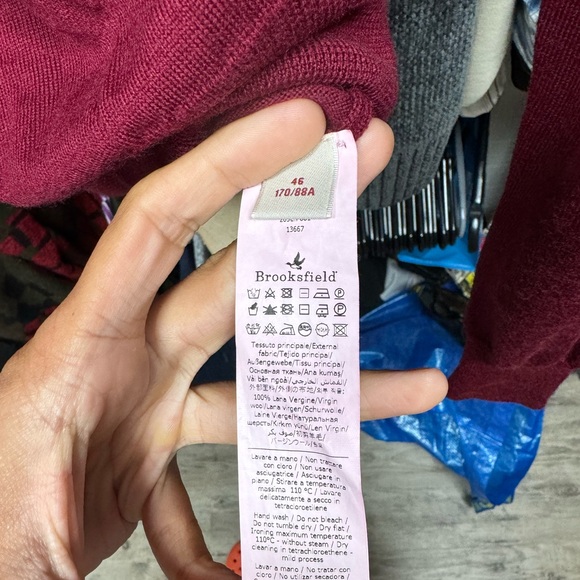 Brooksfield Pullover (Maroon) - Picture 4 of 5